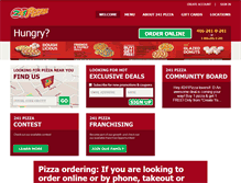 Tablet Screenshot of 241pizza.com